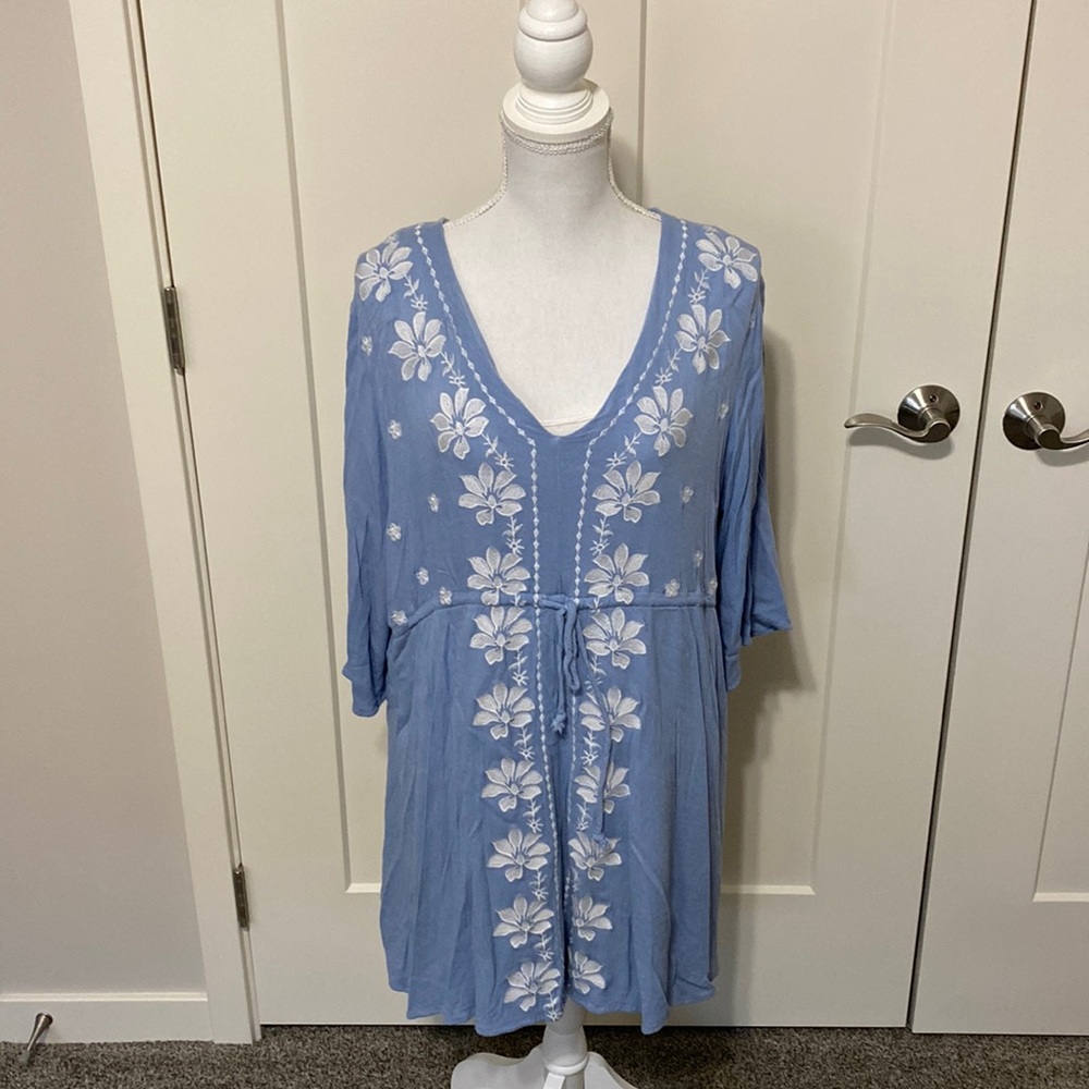 Size L Preloved Gibson & Latimer Swim Suit Cover Up Dress!
